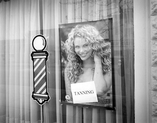 Tanning Store Window, Chicago, IL 2003