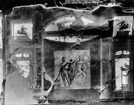 Mura, Casa Del Fauno, Pompeii, Pompeii, Italy, 2002