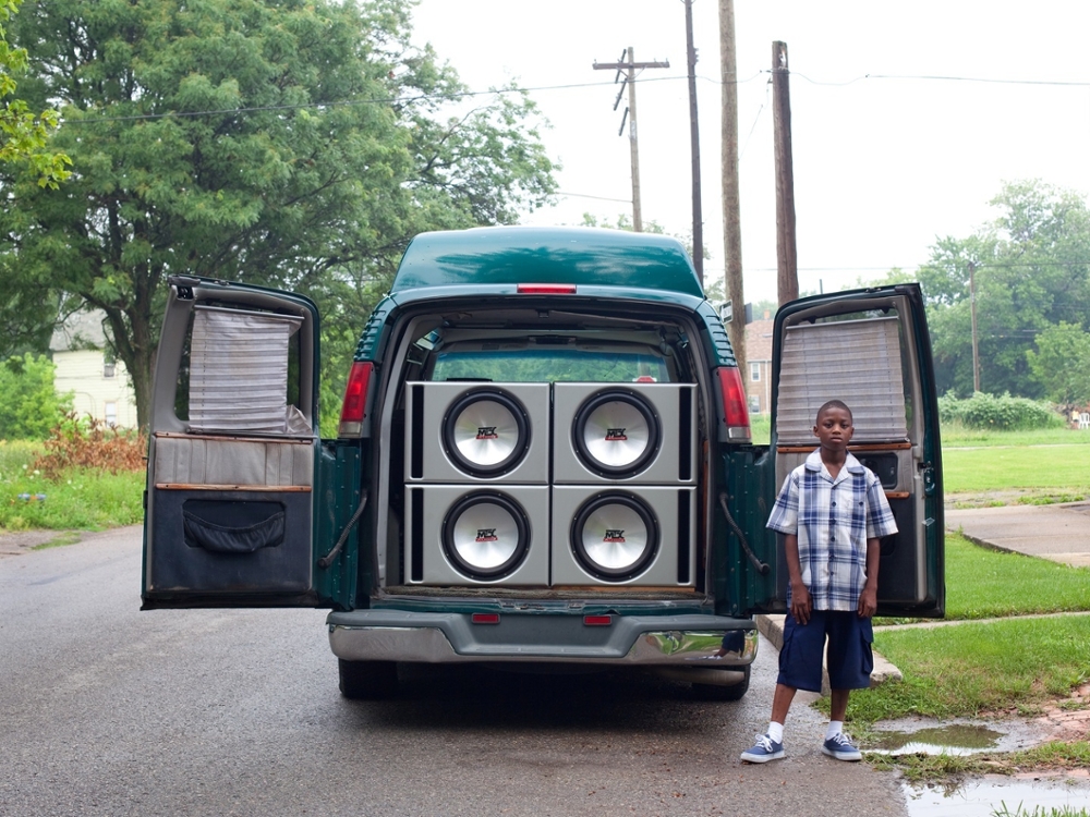 Ray Shawn and his uncle’s van, 2011