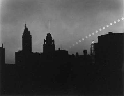 Moonrise Over Chicago