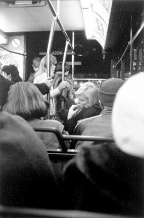 Woman Riding a Bus, Chicago, from Changing Chicago