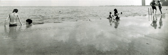 Bathers in Lake Michigan