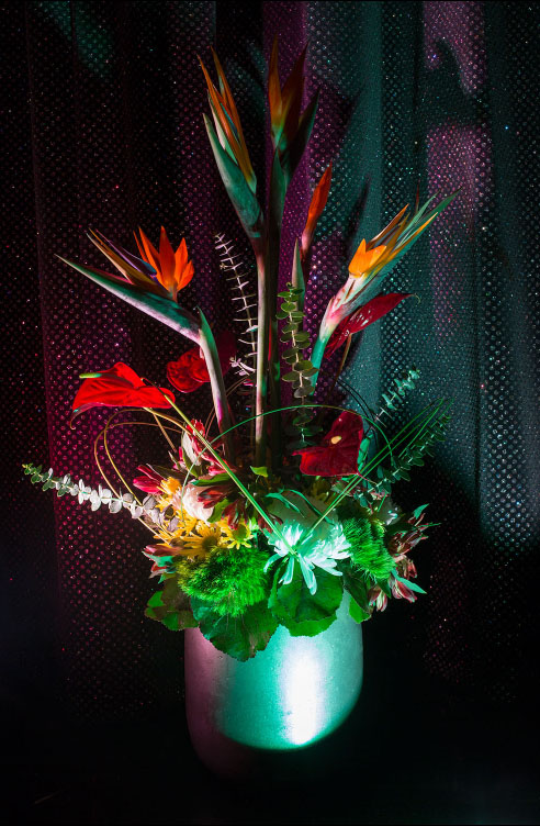 Flower Arrangement on the Zuiderdam Cruise, from the 