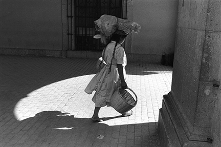 A Woman Leaving the Market, Oaxaca, Mexico
