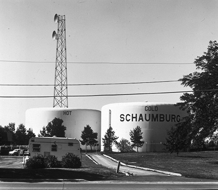 Schaumburg Hot and Cold Water Tank, from Changing Chicago