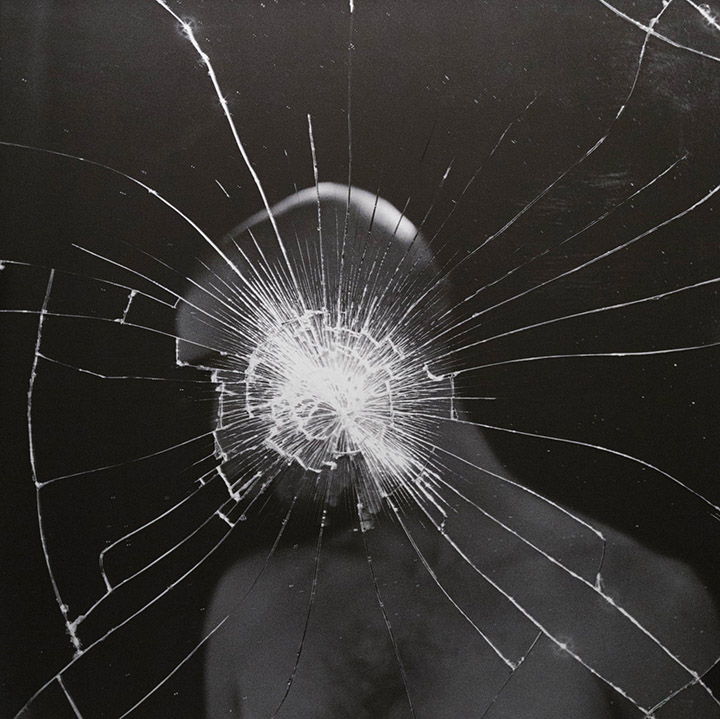 Untitled (Henry Rollins’ Profile in a Broken Mirror)