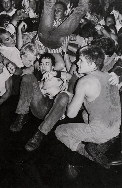 Untitled (Jello Biafra of the Dead Kennedys in the Crowd)