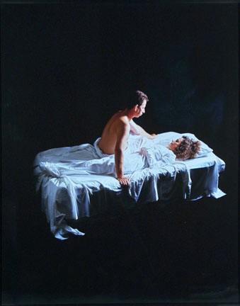 Untitled (Man Looking at Woman on Bed)