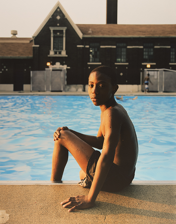 Boy by Pool, Chicago
