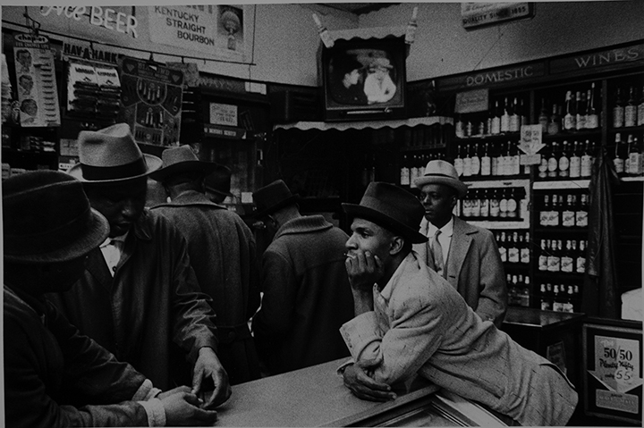 Chicago, Il. Men in a liquor store