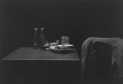 Ketchup Bottles, Table and Coat