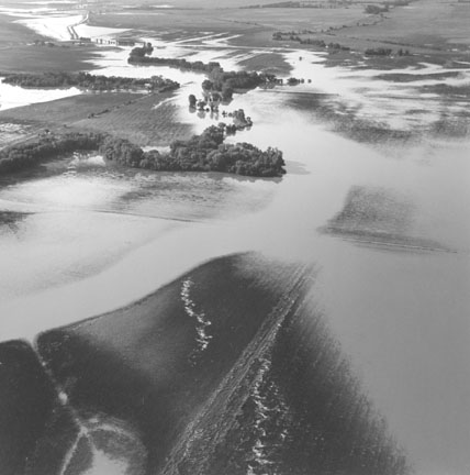 Flooding from Solomon River, Ottawa County Kansas, July 23, 1993