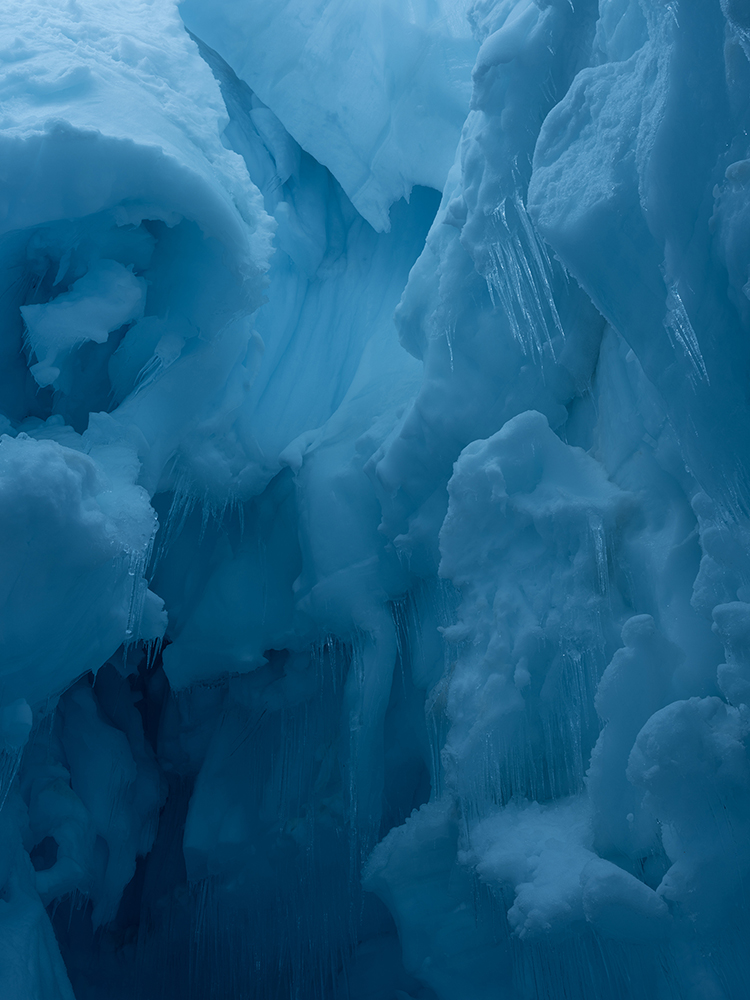Beneath the Surface of the Vaughan Lewis Glacier, Alaska, from the 