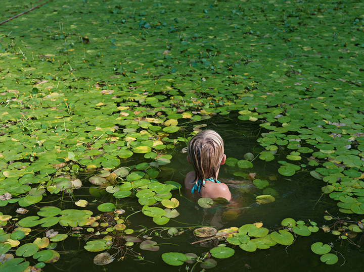 Maddie with Invasive Water Lilies, North Carolina, from the 