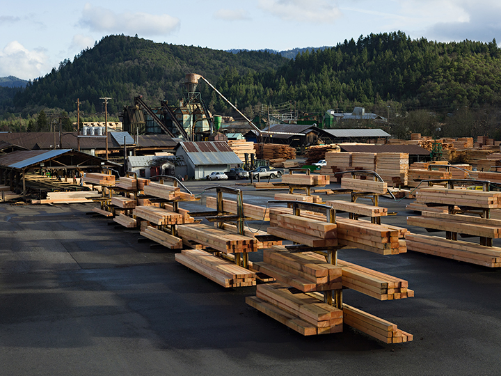 Lumber Mill, Oregon, from the 