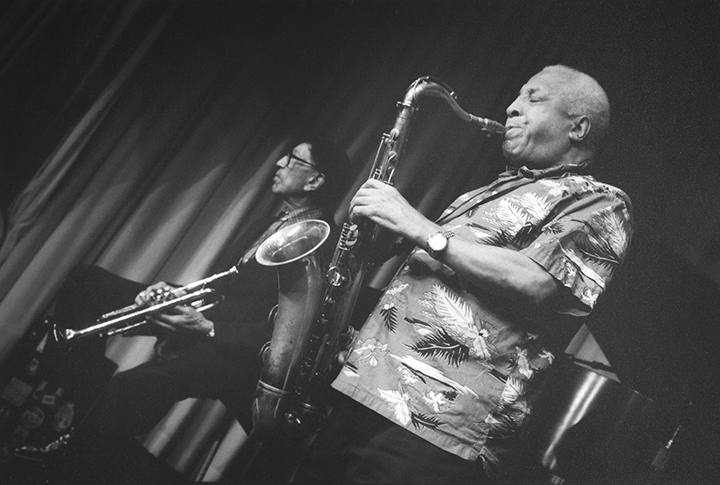 Doc Cheatham and Harold Ashby, performance, NYC