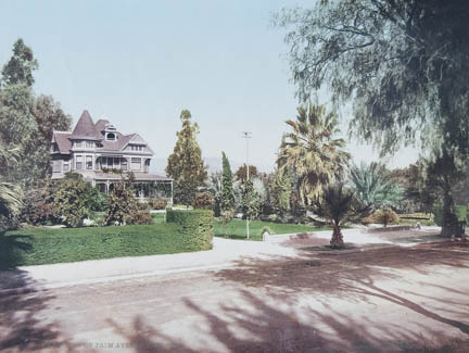 View on Palm Avenue, Riverside, California