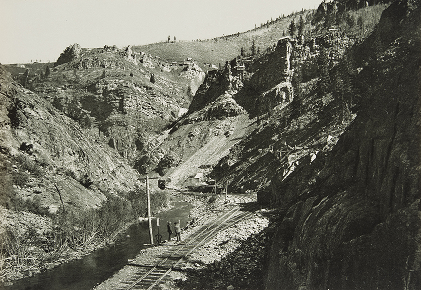 Mines in Eagle River Canyon