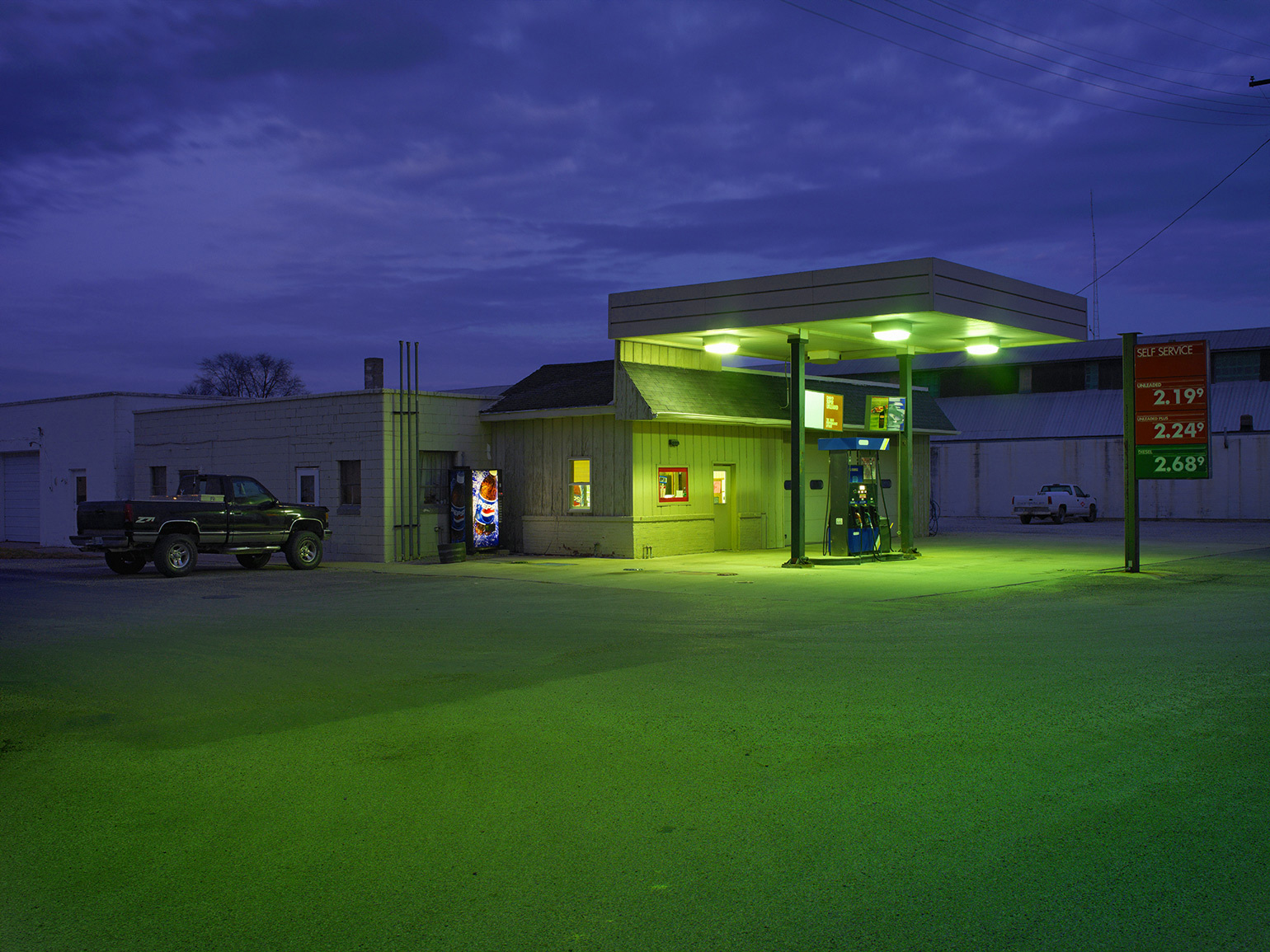 Single Pump Gas Station, Allerton, IL