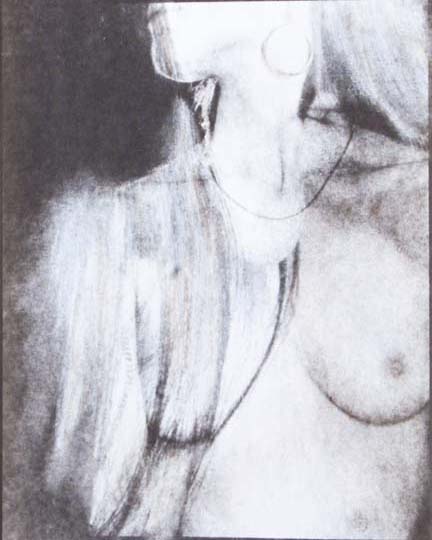 Untitled (nude with earrings)