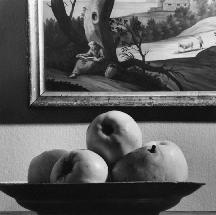 New York (fruit bowl and painting)