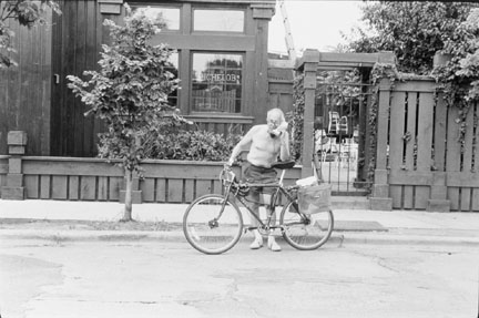 Man on Telephone, Racine and Armitage Avenues, from Changing Chicago