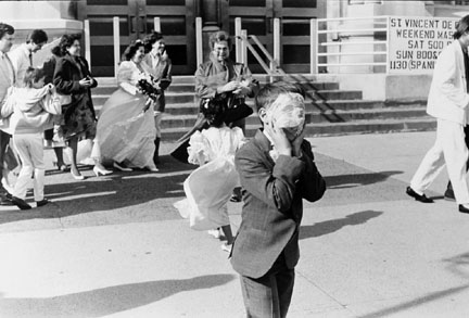 Boy at Wedding, Webster and Sheffield Avenues, from Changing Chicago