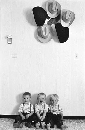 Three Boys & Hats, from the 