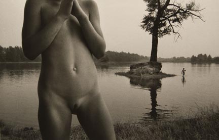 Untitled (nude torso on riverbank), from the 