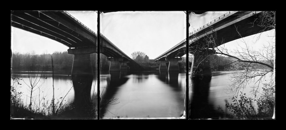 I-295 Bridges, Topsham, Maine (triptych)