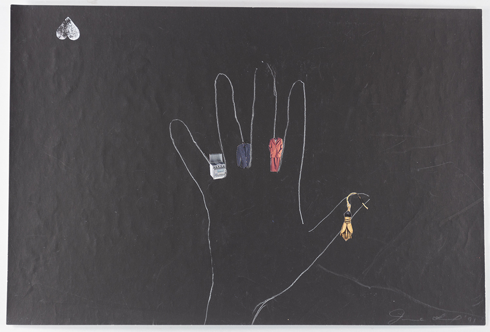 Untitled (Hand with small objects) from Keeping My Hand In series