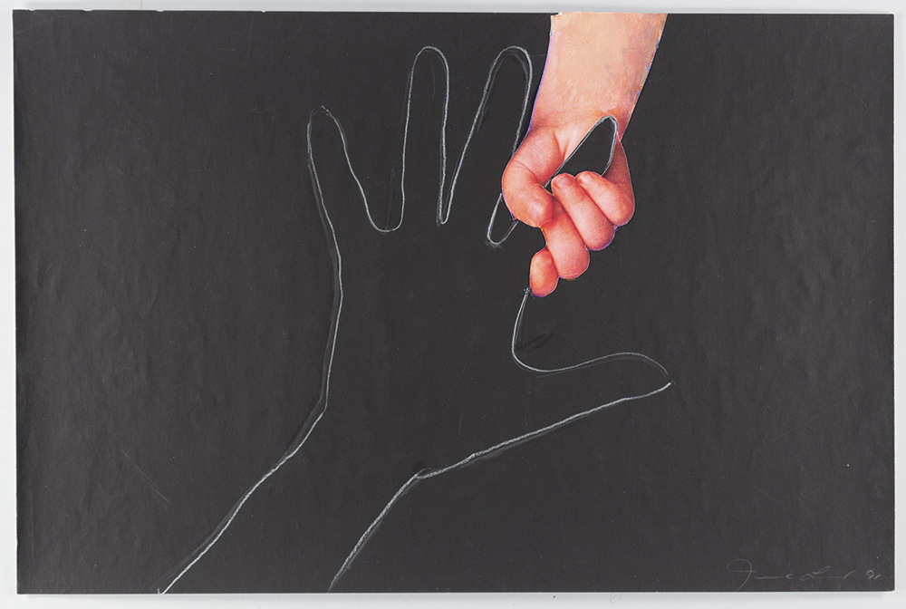 Untitled (Hand with infant's hand grasping finger) from Keeping My Hand In series