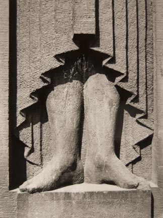 Untitled (sculpture of legs)