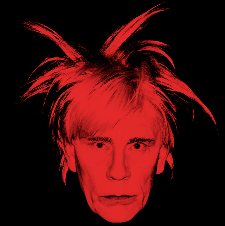 Andy Warhol / Self Portrait with Fright Wig (1986)