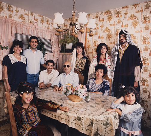 Palestinian-American Family in Their Home, W. 79th Street, from Changing Chicago