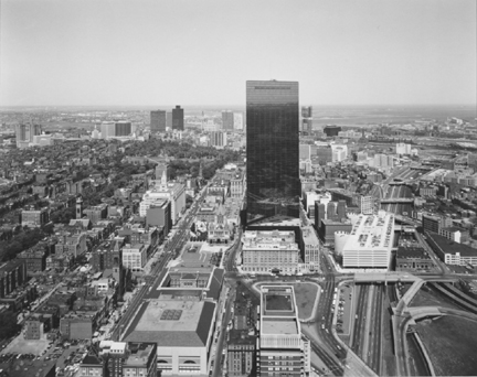 North view from the Prudential Building, Boston