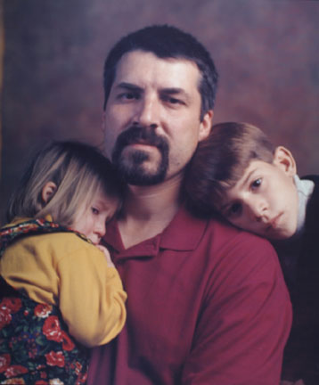 Untitled (Tom Nowak with Son and Daughter)