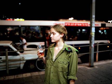 Atalia outside a bar on Alenby Street, Tel Aviv, Israel (#26), from the Serial No. 3817131 portfolio