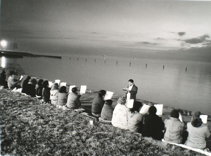 Easter Sunrise Service, East Side, from Changing Chicago
