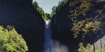 Taughannock Falls, Cayuga Lake, New York, June 1990, from the 