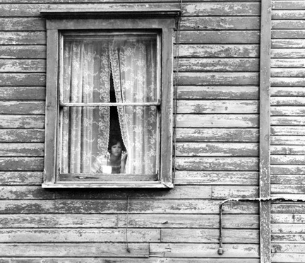 Girl In Window, Cresson, Pennsylvania