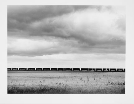 Great Northern Railway, Freight Train West of Havre, Montana