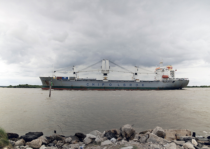 Untitled, from Industrial Shipping Vessels, Houston Ship Channel, Texas