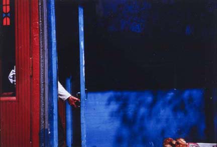 Moscow (hand and blue door)