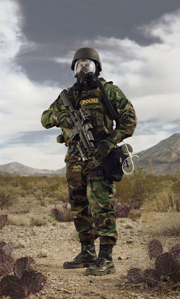 Police SWAT, camouflage (Tucson, AZ, Police Department SWAT, 