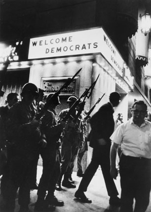 Hilton Hotel, Michigan Avenue, August 1968, Democratic Convention