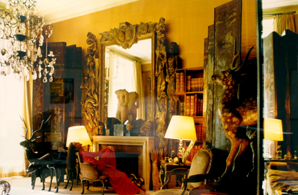 Carole Bouquet in the Apartment of Gabrielle Chanel, 25 July 1988, Paris