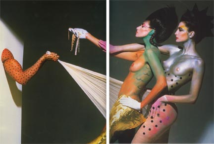 Painted Body Series, 28 January 1982, Chicago Studio