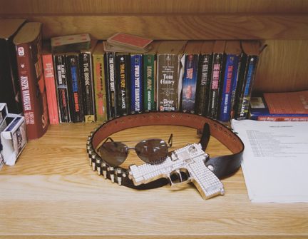 Trophy Belt and Novels, FOB Camp Desert Grip, Arizona, from the 
