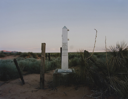 Border Monument No. 4, N 31° 47.034' W 106° 39.738', from the 